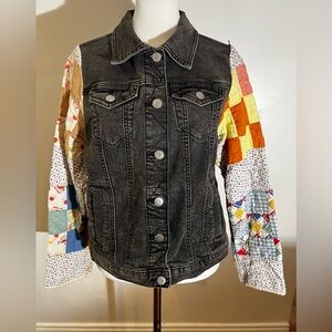 SHAPEAU Patchwork Jean Jacket